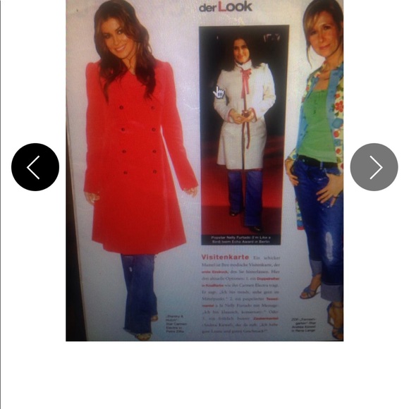 Beautiful red coat, wore it one time and decided red is not my color - Picture 6 of 6